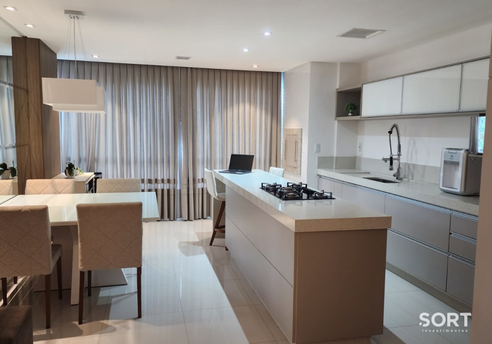 Cozinha integrada Apartamento no Edifício Bella Vita