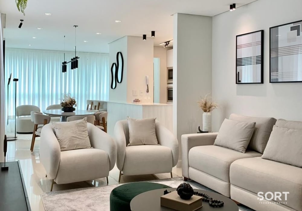 Sala de Estar Apartamento no Edifício L'Essence Residence