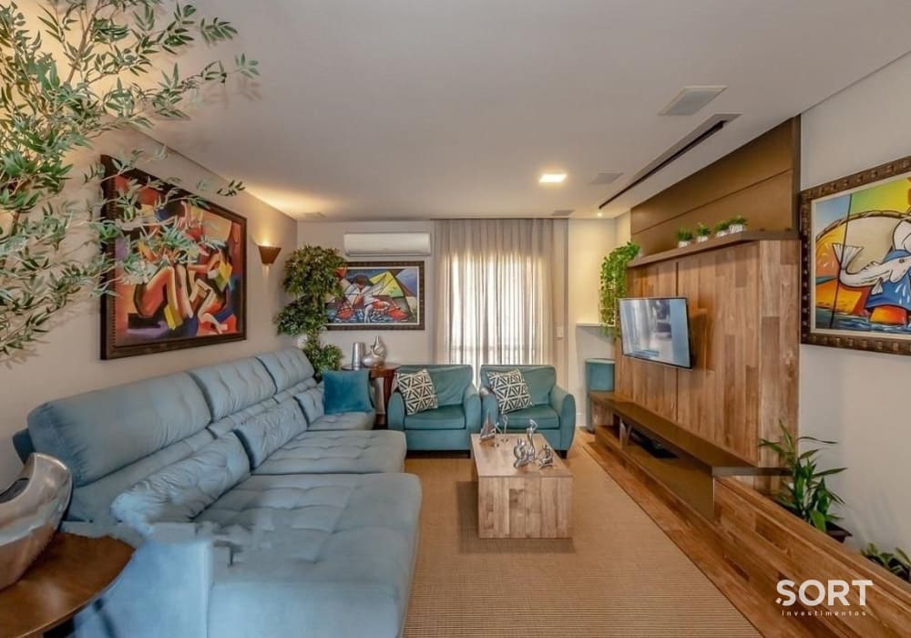 Sala de Estar Apartamento no Edifício Melbourne