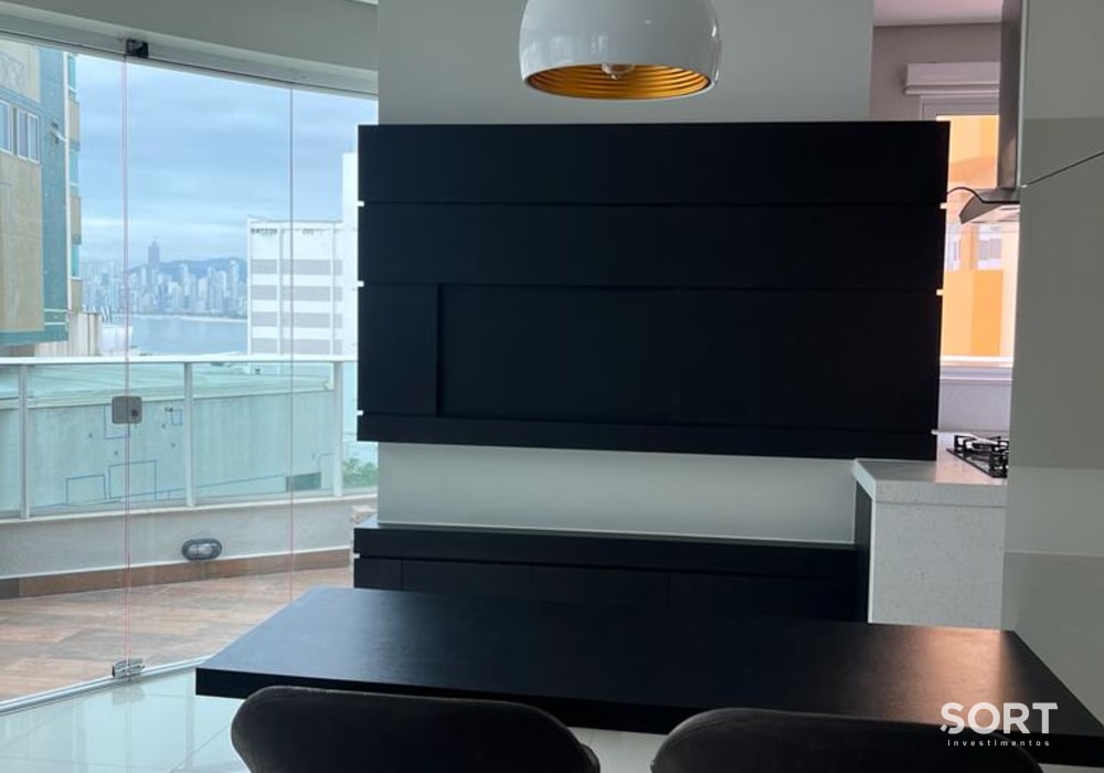 Living Apartamento Vista Mar no Edifício Palazzo Del Mare