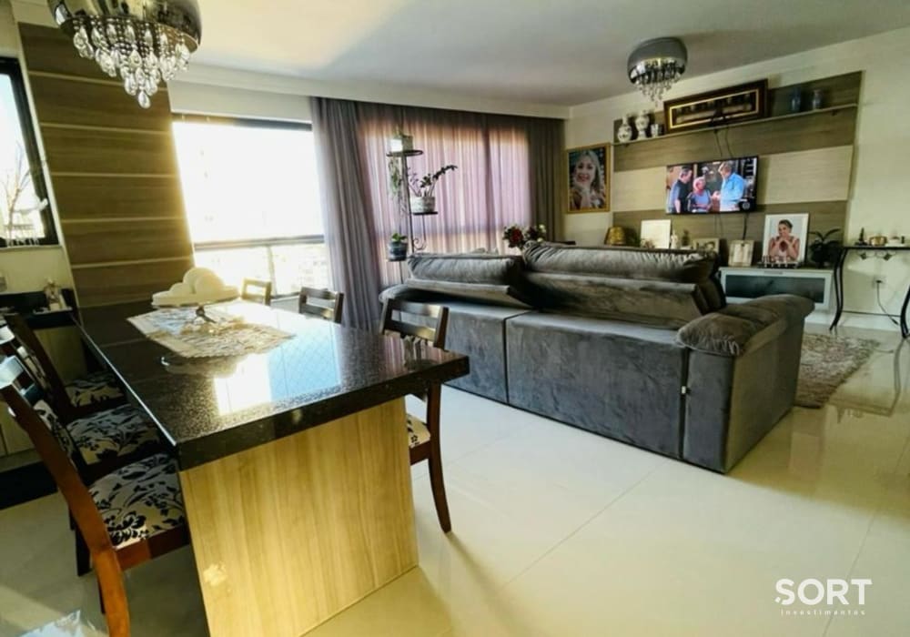 Living Apartamento no Residencial Merithamon
