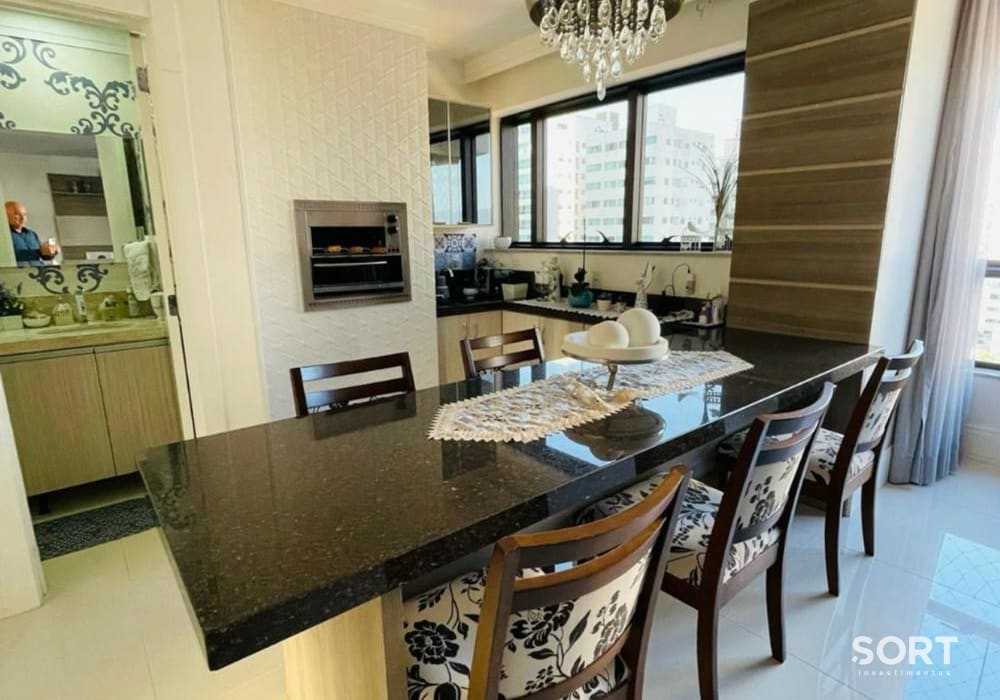 Sala de Jantar Apartamento no Residencial Merithamon