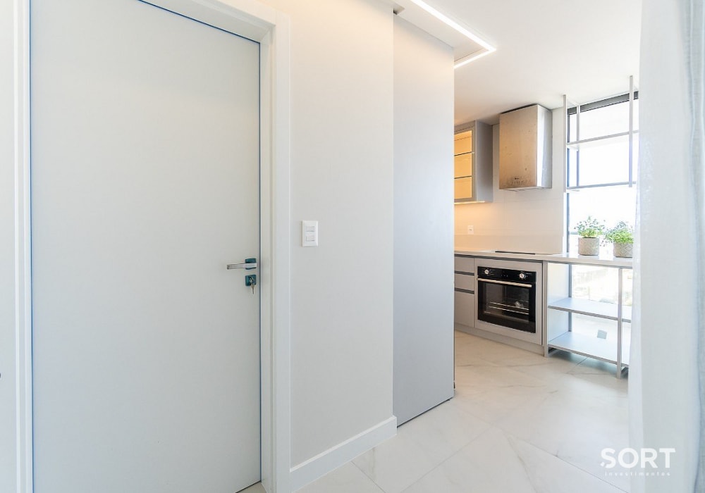 Cozinha Apartamento Vista Mar no Edifício Surfers Paradise - Praia Brava