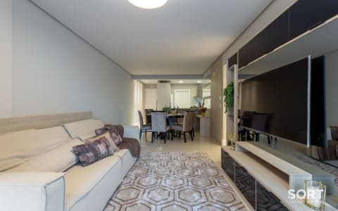 Living Apartamento Quadra Mar no Edifício Le Majestic Living Apartamento Quadra Mar no Edifício Le Majestic