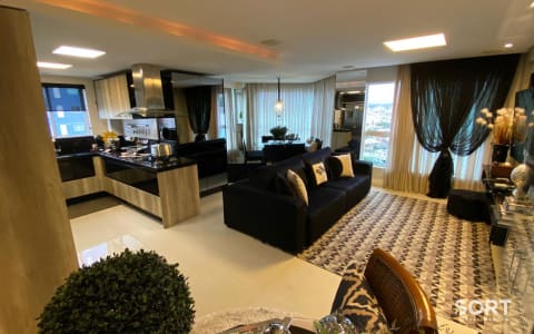 Living Apartamento no Edifício Opera Plaza