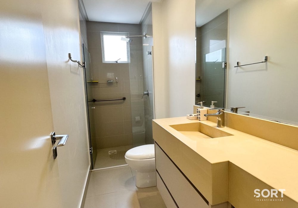 Banheiro Suíte Apartamento no Edifício Cartagena Residence