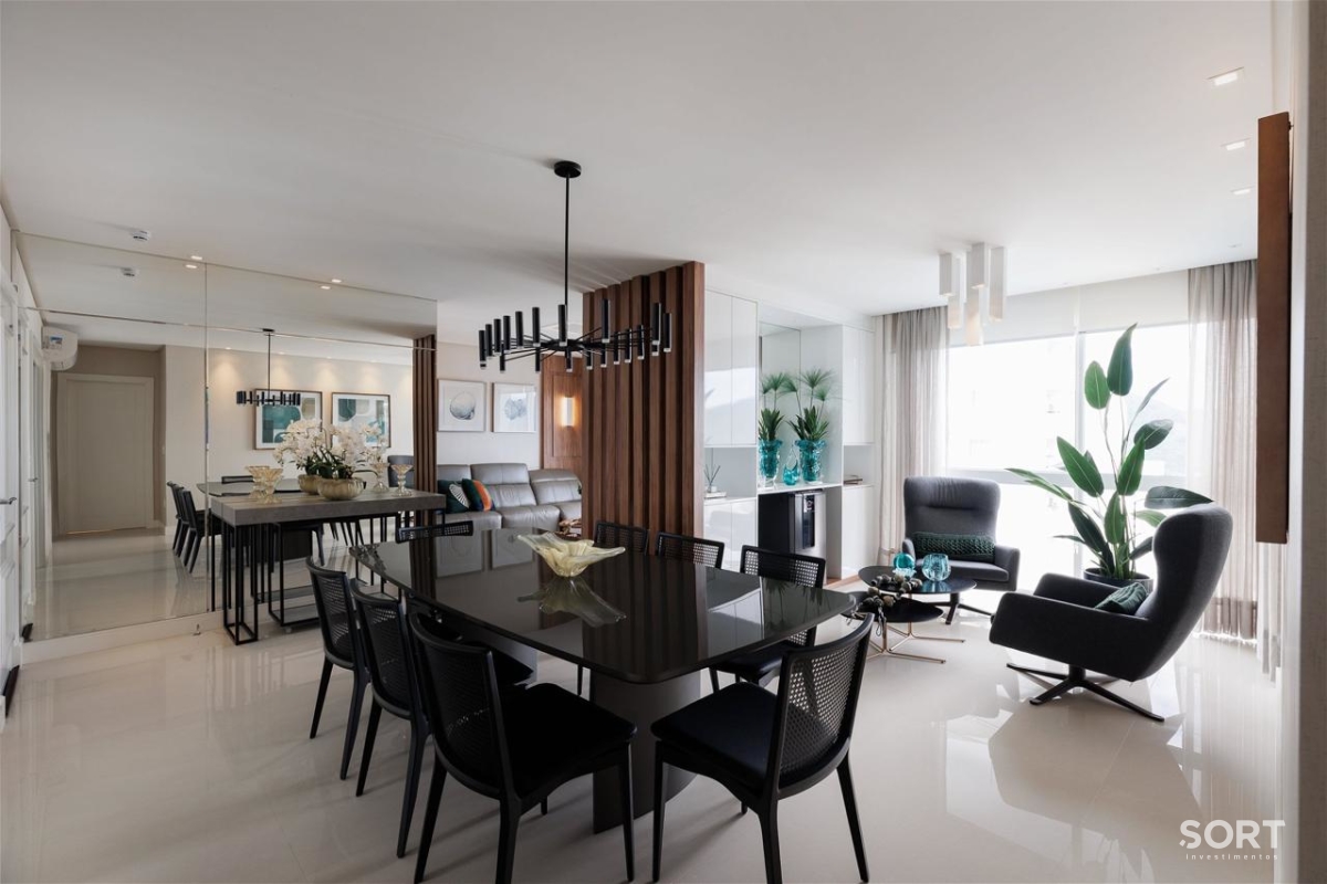 Living Apartamento Vista Mar no Edifício Acqualina Residence