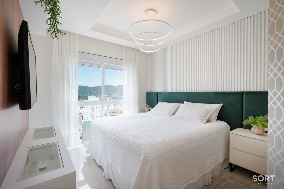 Suíte Master Apartamento Vista Mar no Edifício Acqualina Residence