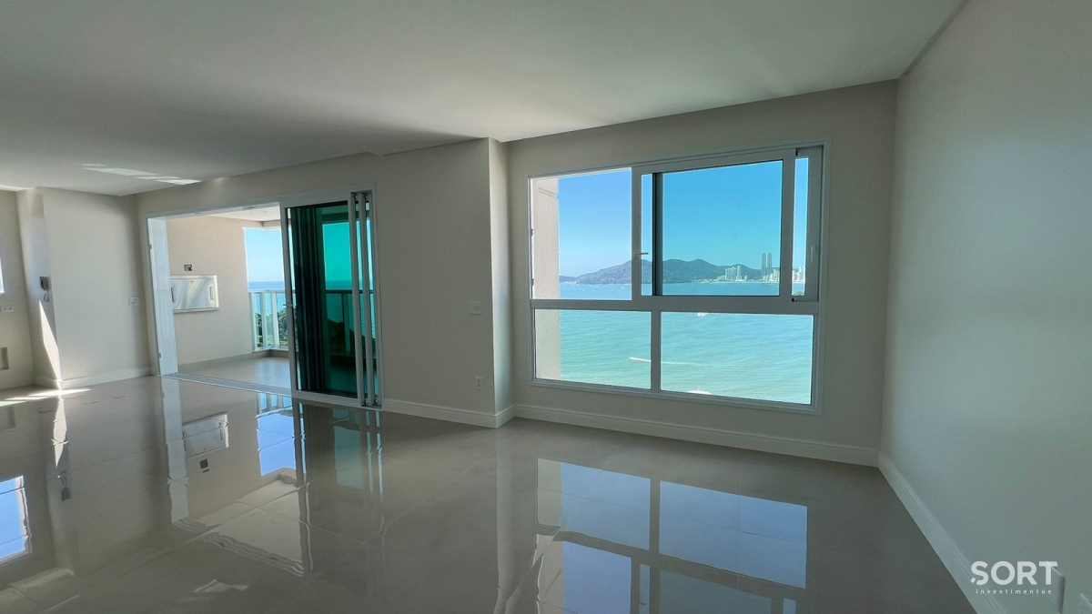 Sala de Estar Apartamento Frente Mar no Edifício Santé Boutique Residence