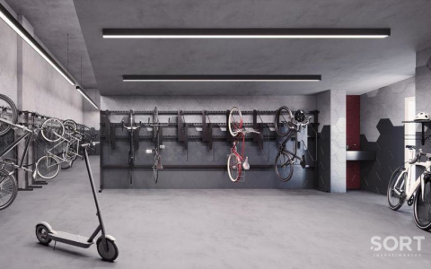 Bicicletário Tonino Lamborghini Residences