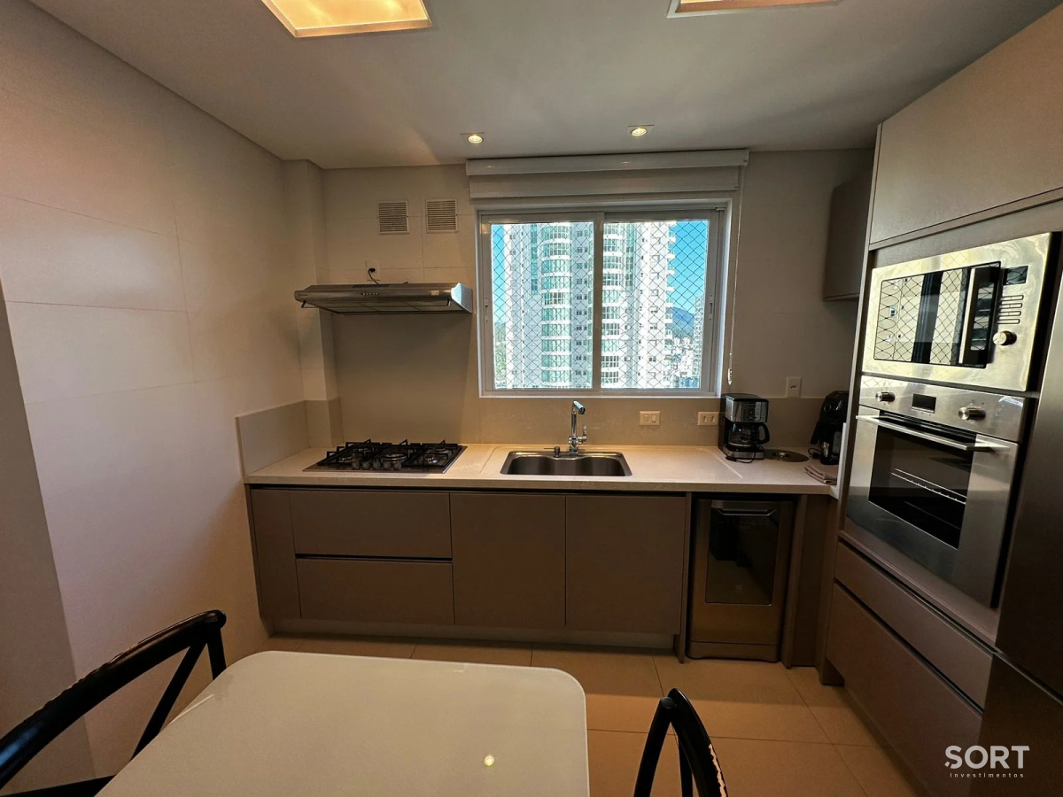 Cozinha Apartamento Vista Mar Edifício Villa Serena Home Club