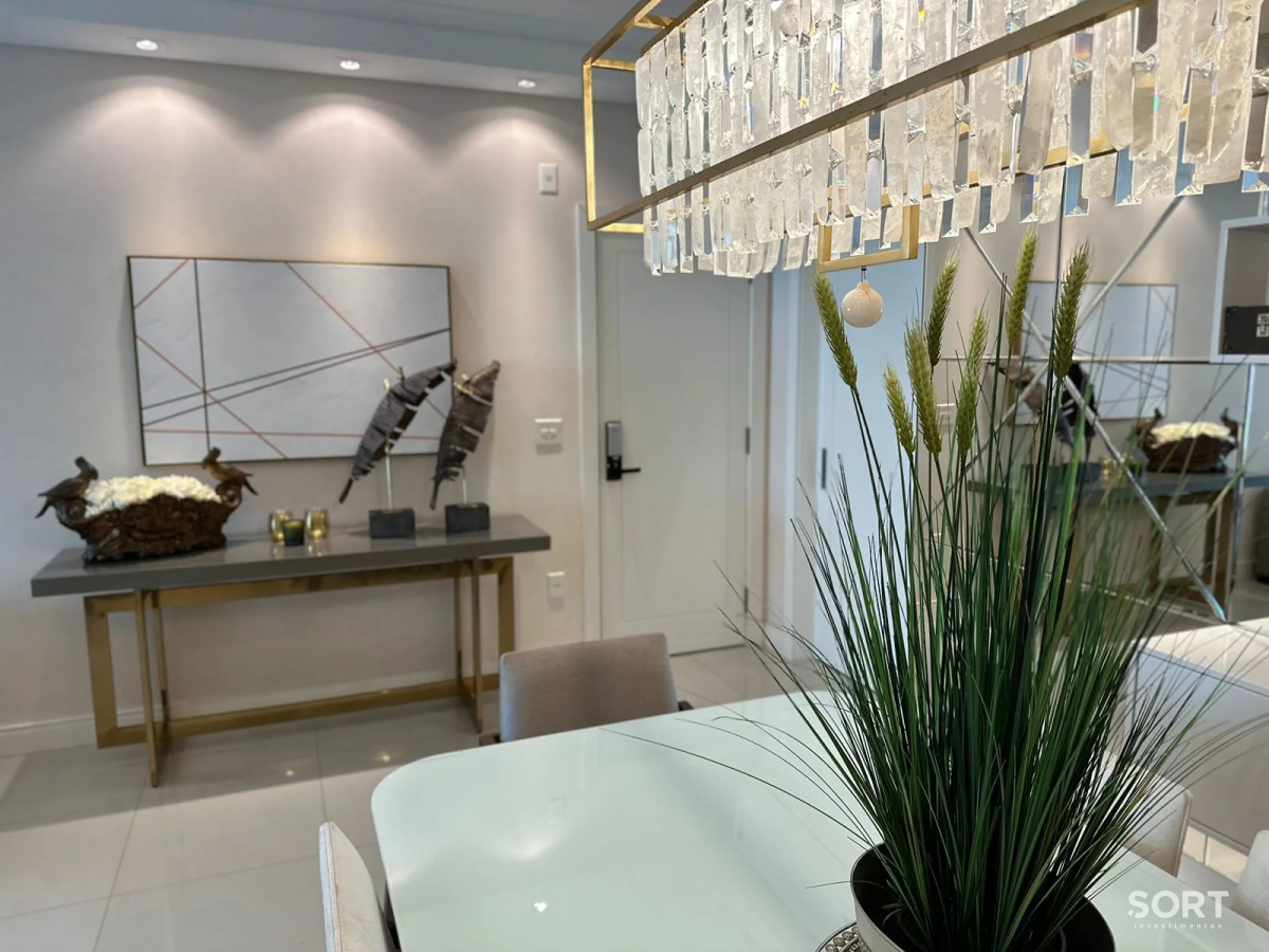 Sala de Jantar Apartamento Vista Mar Edifício Villa Serena Home Club