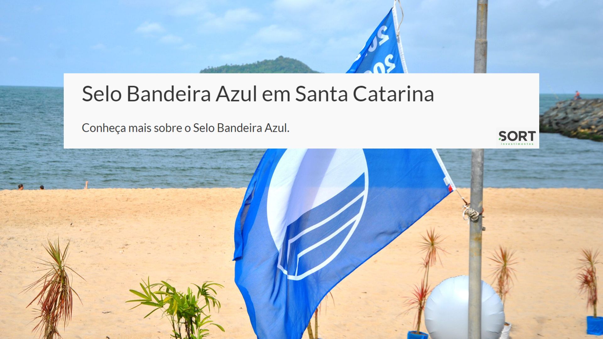 Selo Bandeira Azul em Santa Catarina
