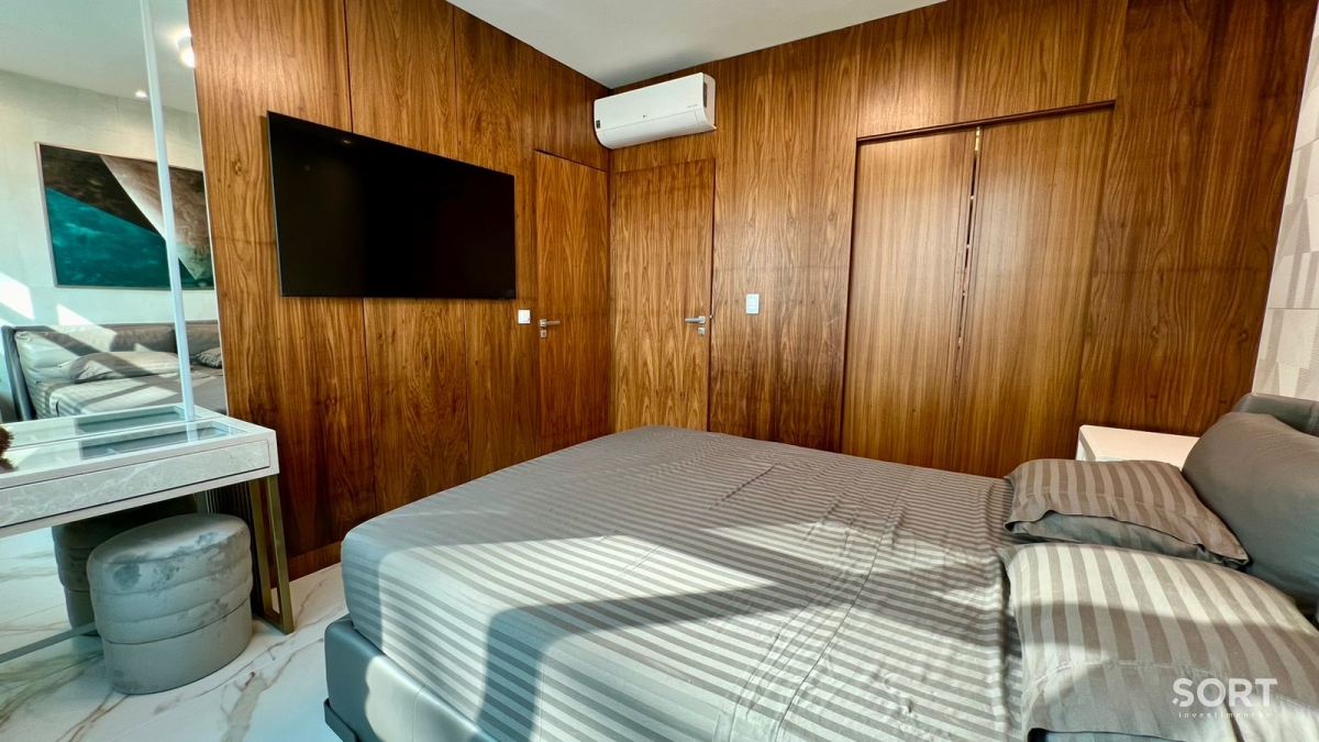 Suíte Apartamento Quadra Mar no Edifício Luar Biasa