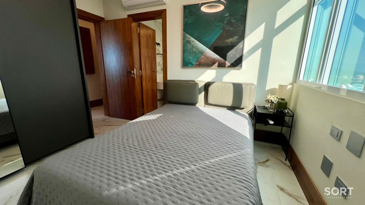 Suíte Apartamento Quadra Mar no Edifício Luar Biasa