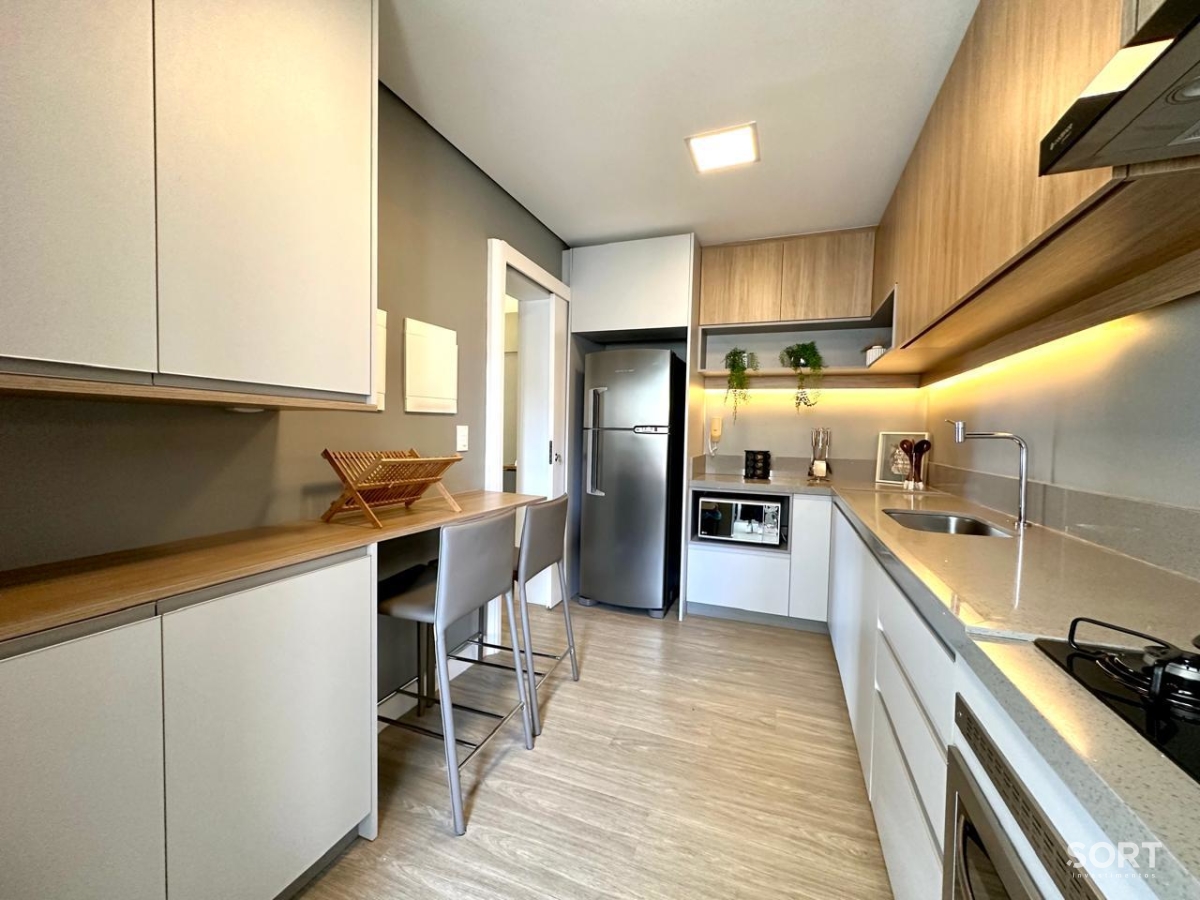 Cozinha Apartamento Vista Mar no Edifício Caminhos do Mar