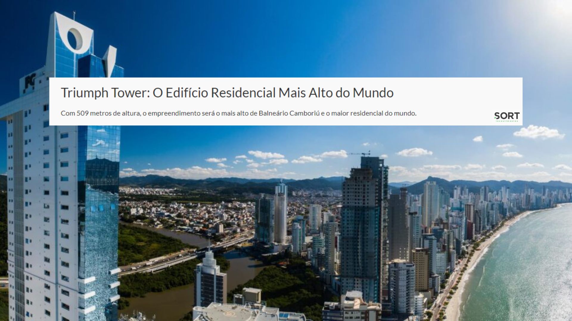 Triumph Tower: O Projeto do Edifício Residencial Mais Alto do Mundo