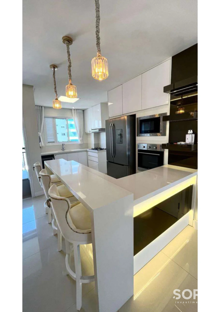 Cozinha Apartamento Quadra Mar no Edifício Windsor Village