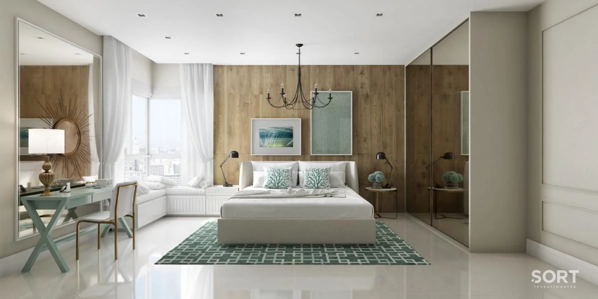Suíte Apartamento no Edifício Hamptons Village