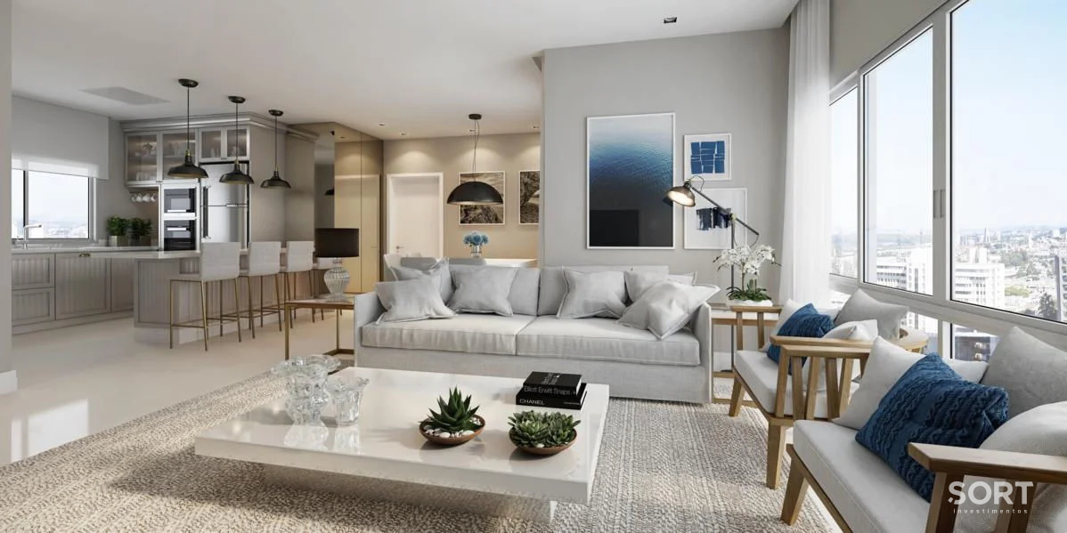 Sala de Estar Apartamento no Edifício Hamptons Village