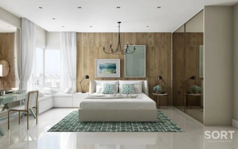 Suíte Apartamento no Edifício Hamptons Village