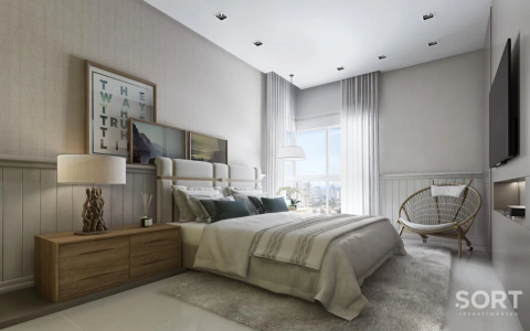 Suíte Apartamento no Edifício Hamptons Village