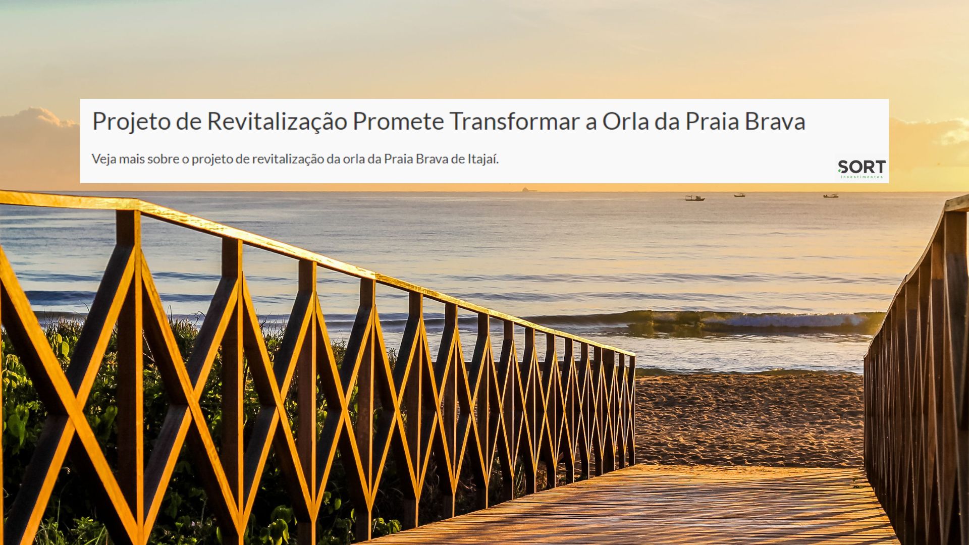 Projeto de Revitalização Promete Transformar a Orla da Praia Brava