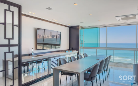 Living Apartamento Frente Mar no Metrópolis