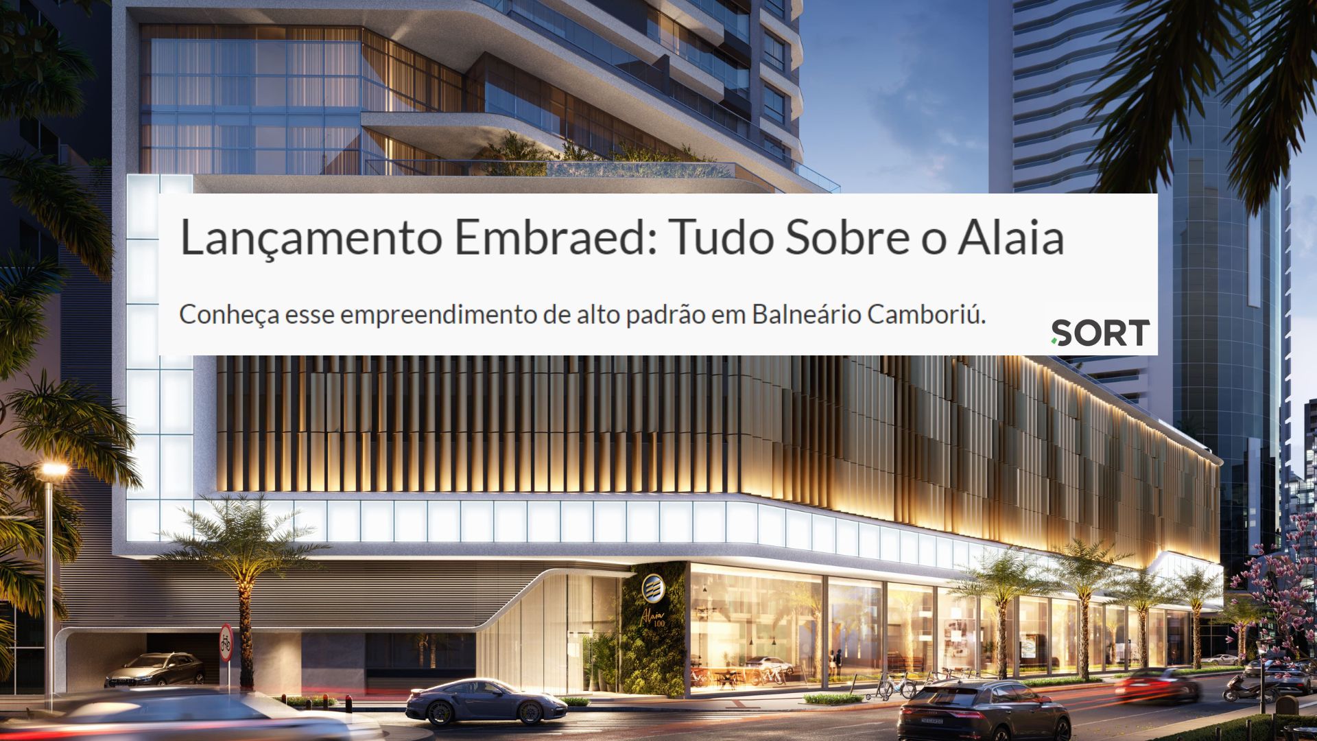 Lançamento Embraed: Tudo Sobre o Alaia