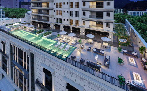 Penthouse com Vista Permanente do Mar