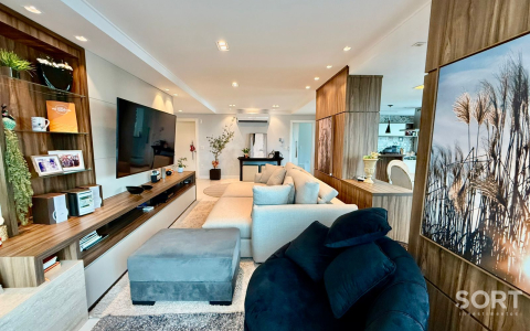 Apartamento mobiliado para venda e locação no Ed. Marina Residence na Barra Sul