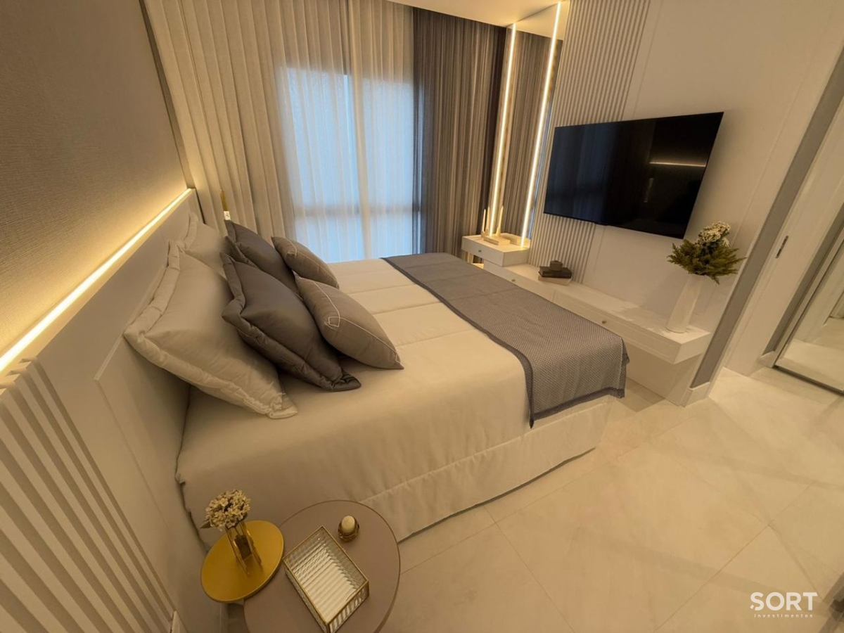 Apartamento no edifício Tesla Residencial mobiliado em Balneário Camboriú