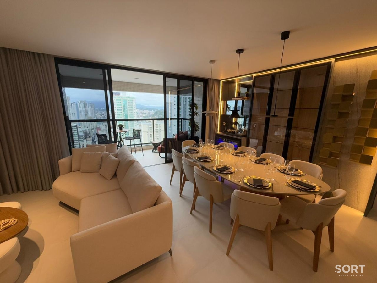 Apartamento no edifício Tesla Residencial mobiliado em Balneário Camboriú
