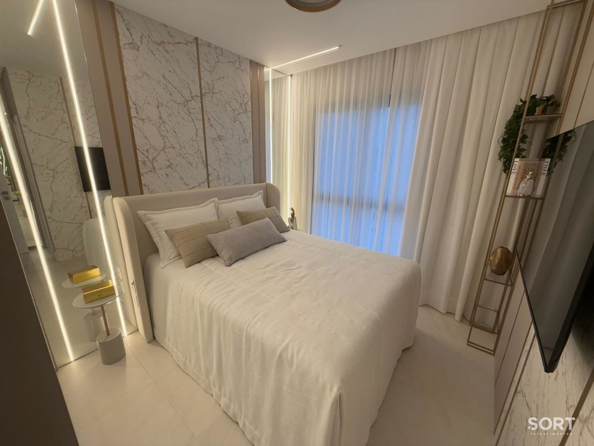 Apartamento no edifício Tesla Residencial mobiliado em Balneário Camboriú
