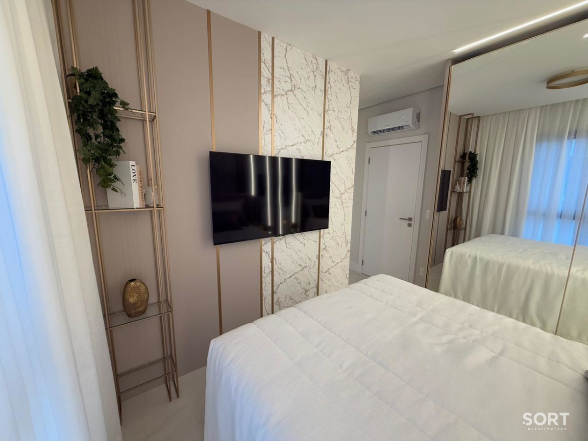 Apartamento no edifício Tesla Residencial mobiliado em Balneário Camboriú