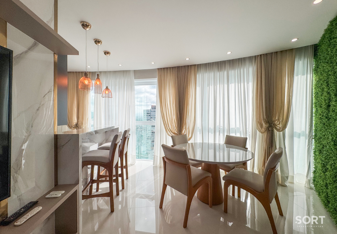 Apartamento no Edifício Magnifique Tower vista mar