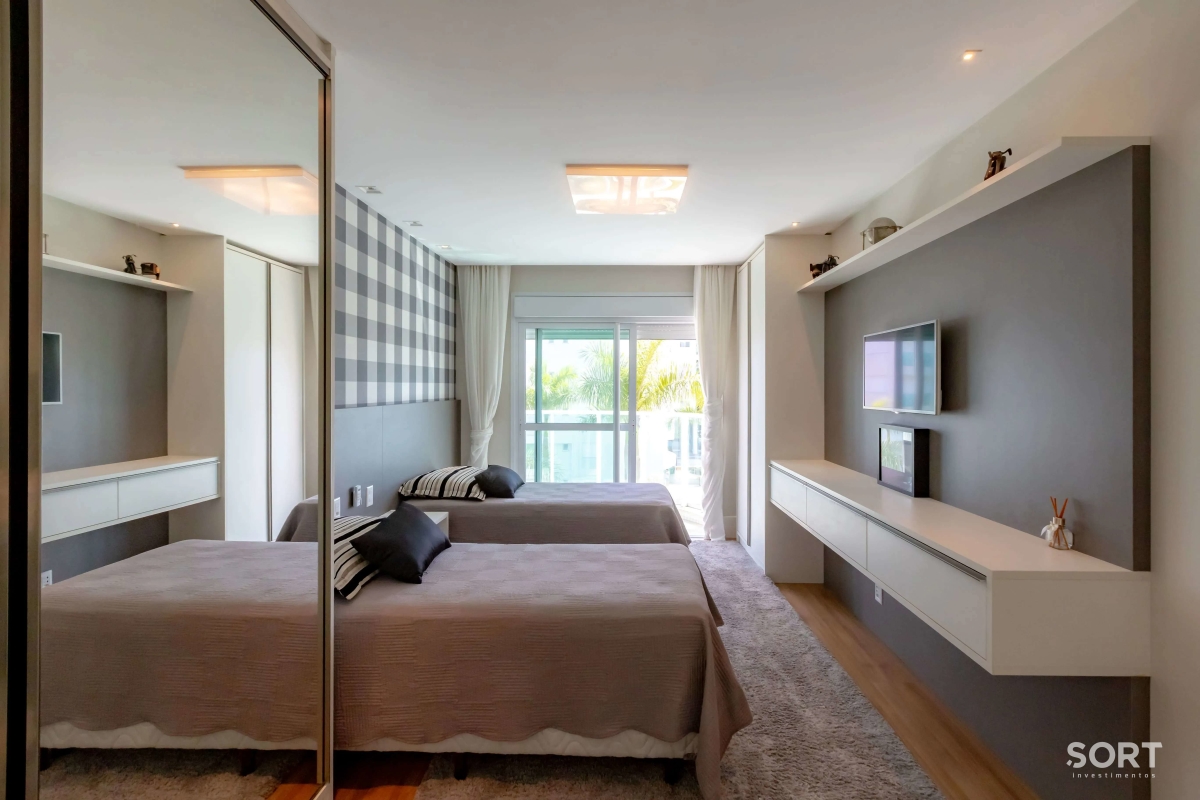 Suíte apartamento-no-edificio-brava-beach-mobiliado-e-decorado