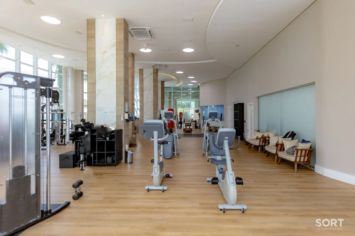Academia apartamento-no-edificio-brava-beach-mobiliado-e-decorado