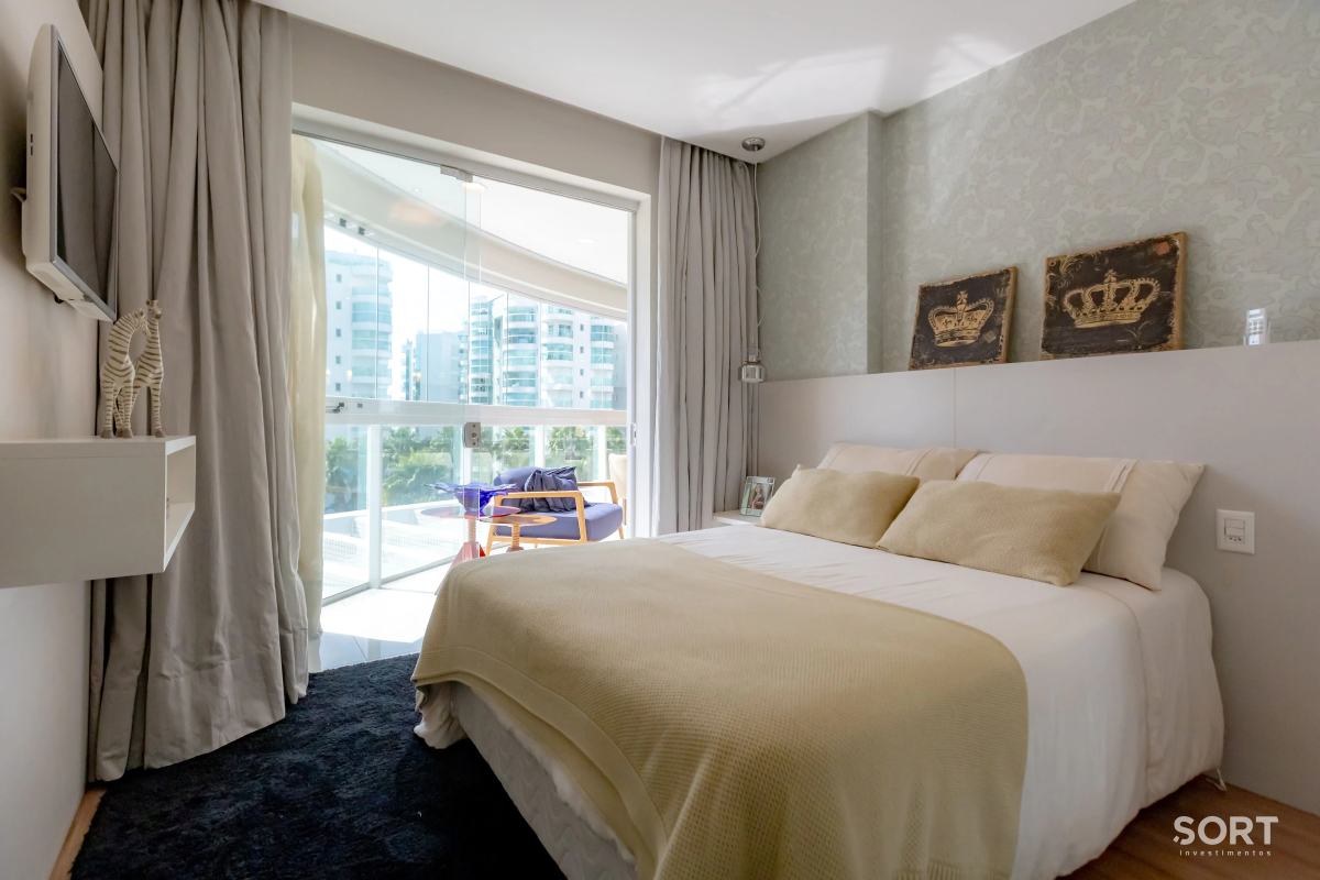 Suíte apartamento-no-edificio-brava-beach-mobiliado-e-decorado