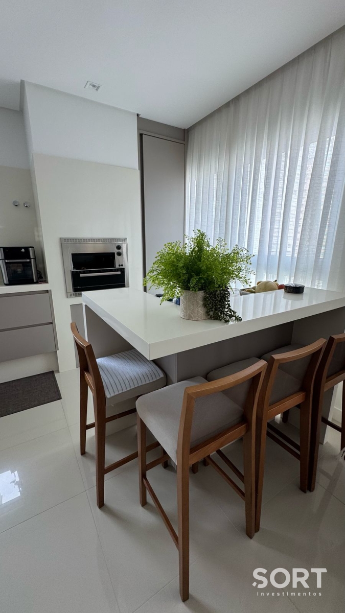Sala de jantar Apartamento no Edifício Bosque Belcanto quadra mar