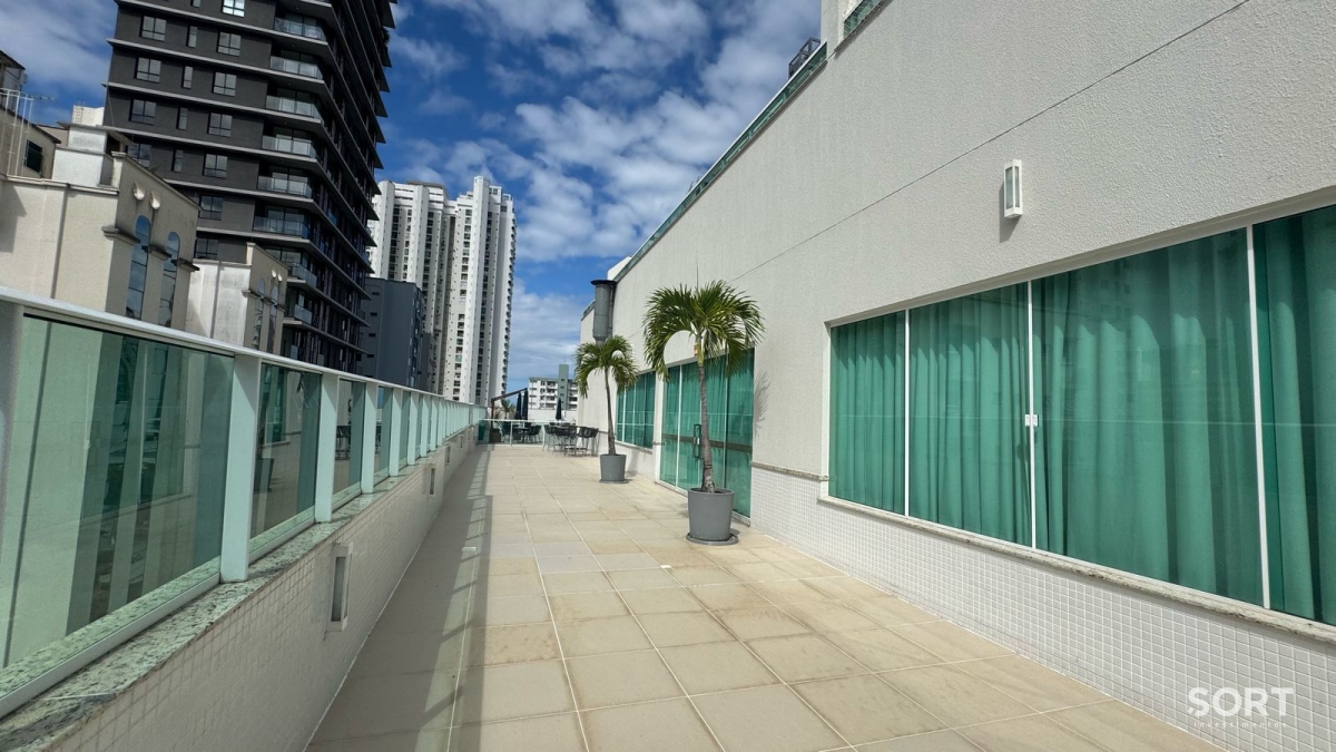 Área externa Apartamento no Edifício Bosque Belcanto quadra mar