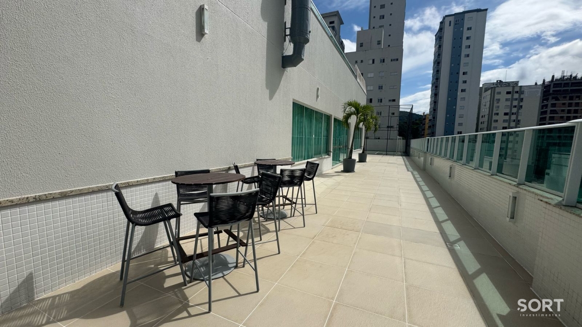 Área externa Apartamento no Edifício Bosque Belcanto quadra mar