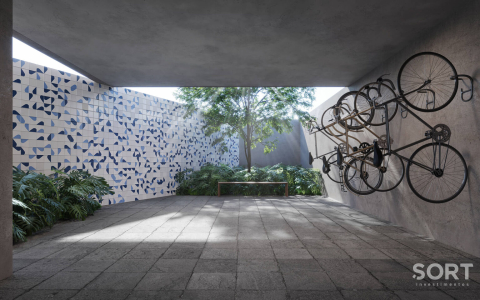 Bicicletário Edifício Botânico