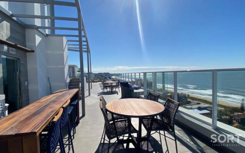 área externa apartamento no Edifício Brava Arts na Praia Brava em Itajaí