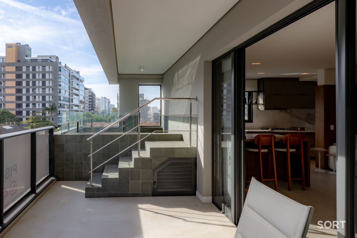 Piscina privativa Apartamento na Praia Brava, Itajaí Mobiliado, decorado, com vista para o mar e piscina privativa