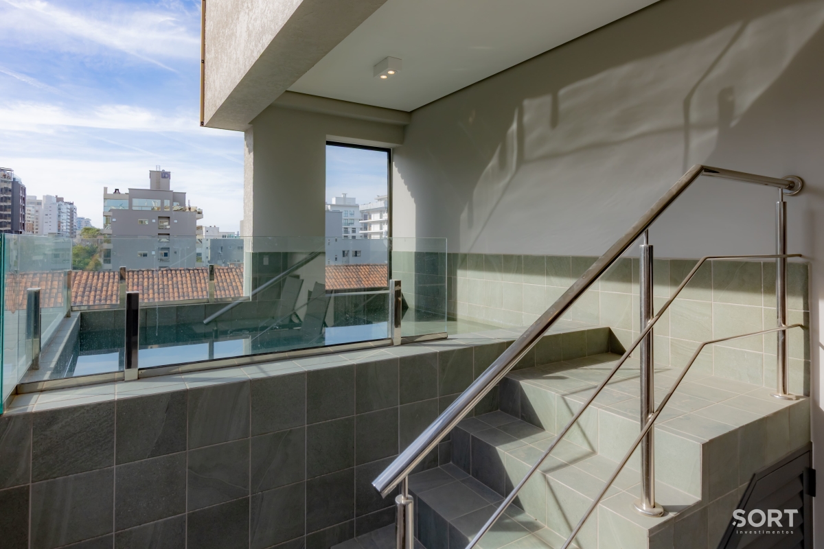 Piscina privativa Apartamento na Praia Brava, Itajaí Mobiliado, decorado, com vista para o mar e piscina privativa