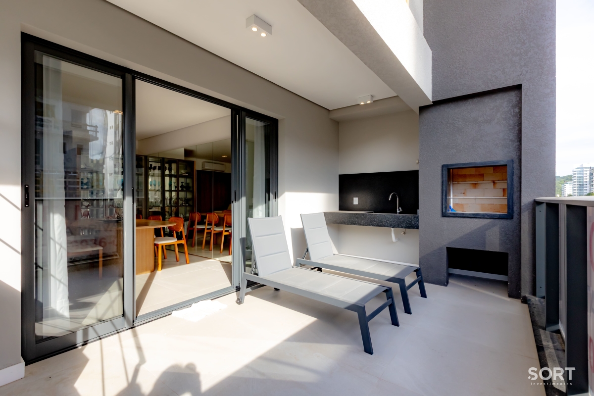 Piscina privativa Apartamento na Praia Brava, Itajaí Mobiliado, decorado, com vista para o mar e piscina privativa