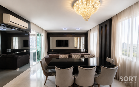 Apartamento para locação do Ed. Luar Biasa com 152 m² na Barra Sul em Balneário Camboriú