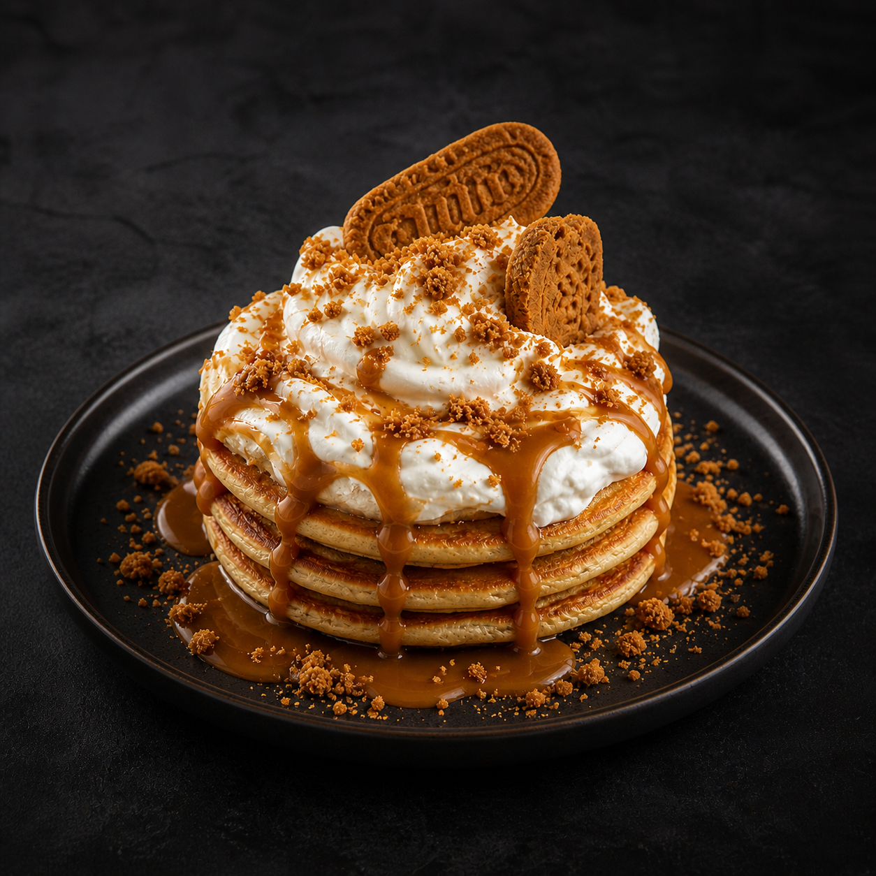 Pancakes Crème Cheese aux Spéculoos