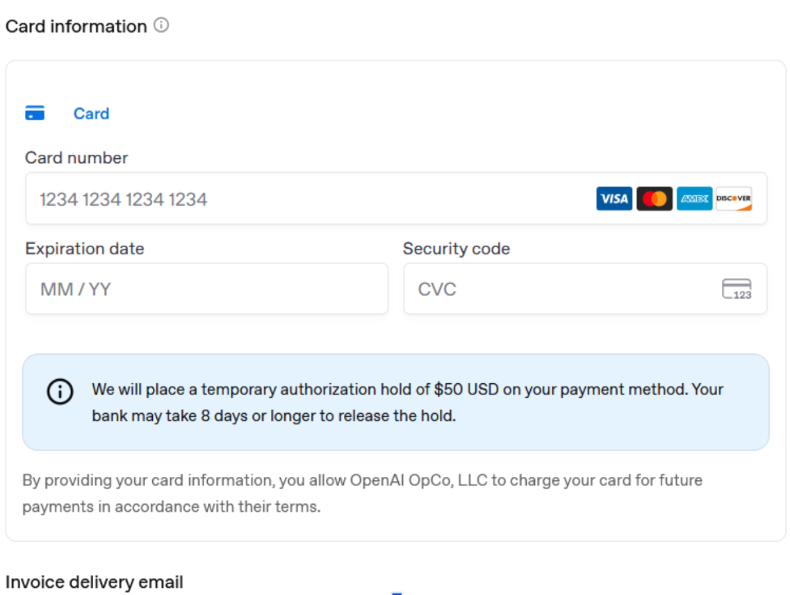 Billing Setup